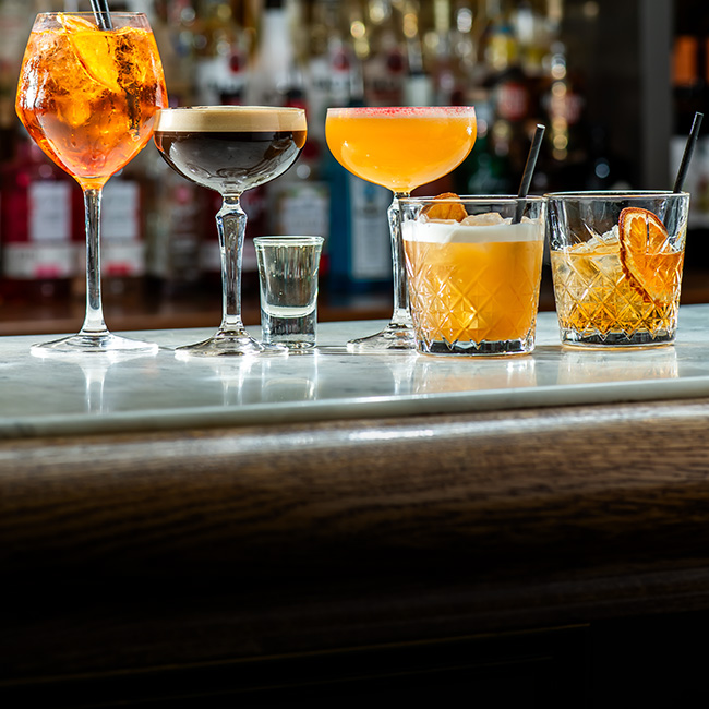 Wine & Drinks menu at The Old Cottage