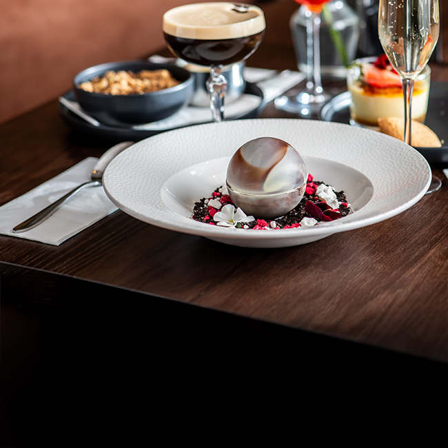 Dessert menu at The Old Cottage